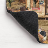 ザピンクのヘビ マウスパッド (コーナー)