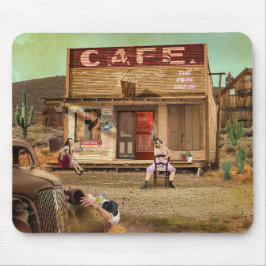 ザピンクのヘビ マウスパッド