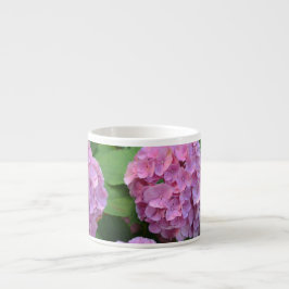 ザピンクのホテンシア紫陽花の茂み エスプレッソカップ
