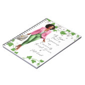 ザピンクアンドグリーンボスレディ ノートブック (左側)