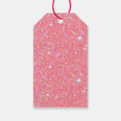 ザピンクグリッターギフトラベル ギフトタグ (裏面)