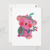 ザピンクコアラ ポストカード (正面/裏面)