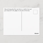 ザピンクスポットヴィンテージおとぎ話カイニールセン ポストカード (裏面)