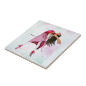 ザピンクバレリーナ タイル (側面)