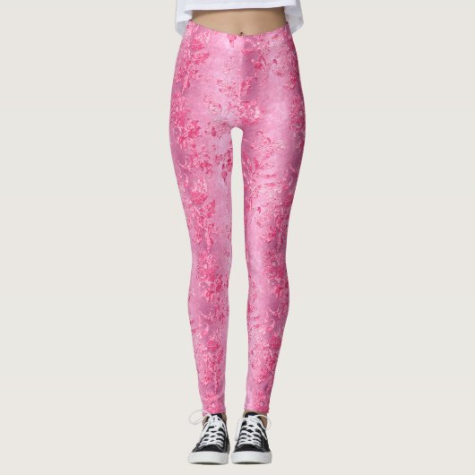 ザピンクベルベットシリーズデザイン3 レギンス (正面)