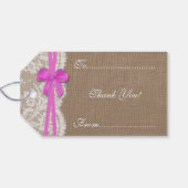 ザピンクボウ素朴コレクションラベル ギフトタグ (裏面横)