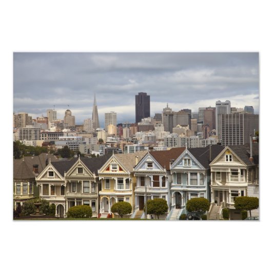 ザピンクレディビクトリアンズスタイルの家 フォトプリント            (正面)