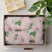 ザピンク&金ゴールドビーシリーズデザイン10 薄葉紙 (ギフト)