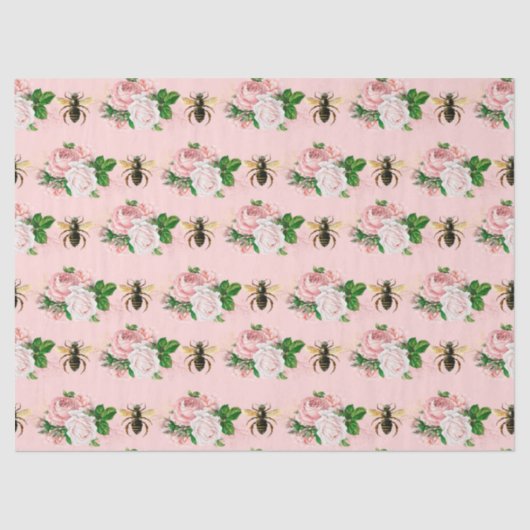 ザピンク&金ゴールドビーシリーズデザイン10 薄葉紙 (正面)