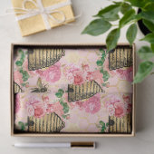 ザピンク&金ゴールドビー系デザイン11 薄葉紙 (ギフト)