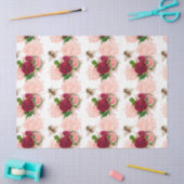 ザピンク&金ゴールドビー系デザイン13 薄葉紙 (クラフト)