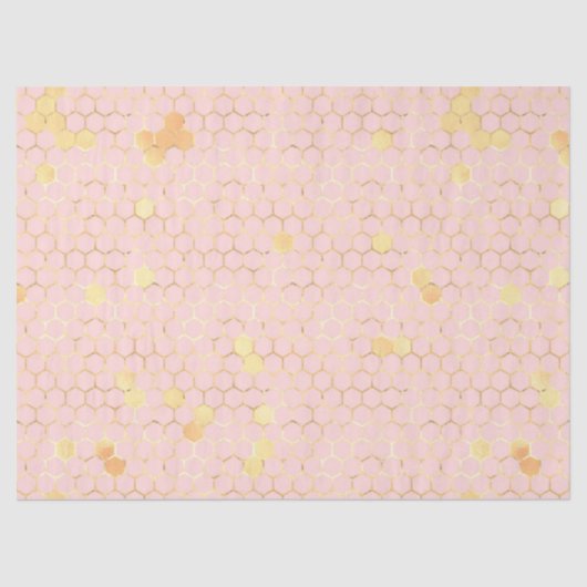 ザピンク&金ゴールドビー系デザイン3 薄葉紙 (正面)