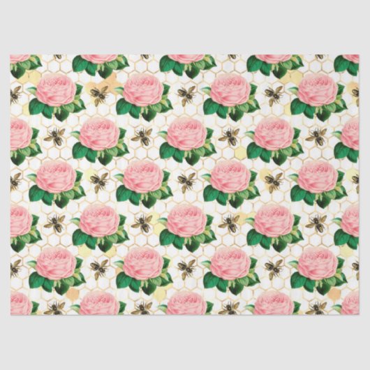 ザピンク&金ゴールドビー系デザイン4 薄葉紙 (正面)