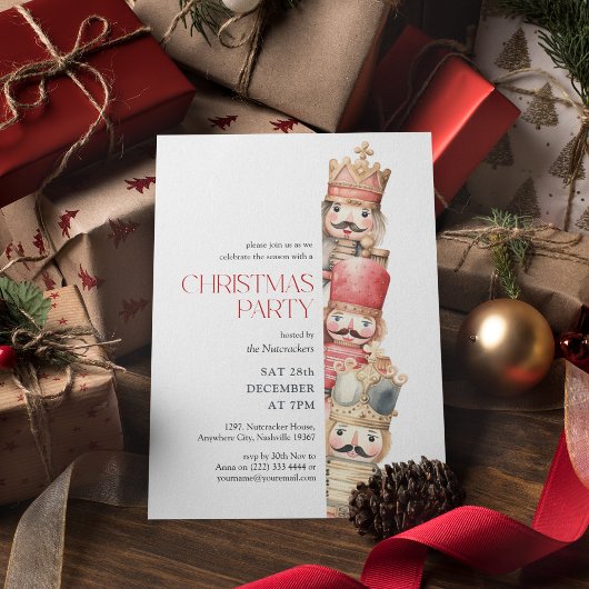ザピーキングくるみ割りカークリスマスパーティー 招待状