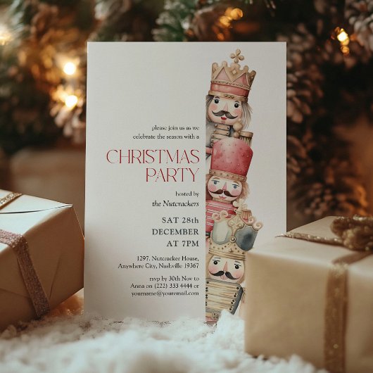 ザピーキングくるみ割りカークリスマスパーティー 招待状