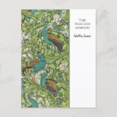 ザピーコックガーデンウォルタークレーンハガキ ポストカード (正面)