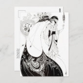 ザピーコックスカートbyオーブリーbeardsleyはがき ポストカード (正面/裏面)