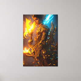 ザピーコックドラゴン008 キャンバスプリント