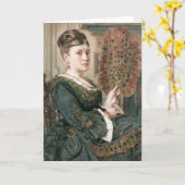 ザピーコックファン | エドワード・ジョンポンター カード (黄色い花)