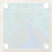 ザピーコック ガラスコースター (裏面)