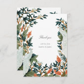 ザピーコック サンキューカード (正面/裏面)