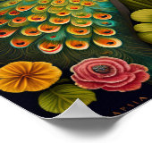 ザピーコック |ハエッモダンケルポスター ポスター (角)