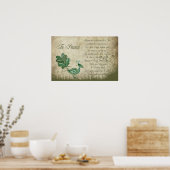 ザピーコック ポスター (キッチン)