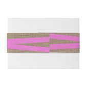 ザピ素朴ックボウ結婚コレクション 招待状ベリーバンド (裏面例)