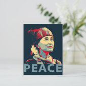 ザファイター – アウンサンスーチー |ポストカカスタムージ ポストカード (スタンド正面)