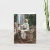 ザファウンテンヴィラトルロニア折り畳みグリーティングカード カード (正面)