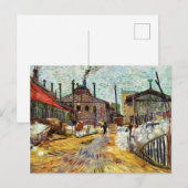 ザファクトリー(1887年)ビンセント・ヴァン・ゴッホ ポストカード (正面/裏面)