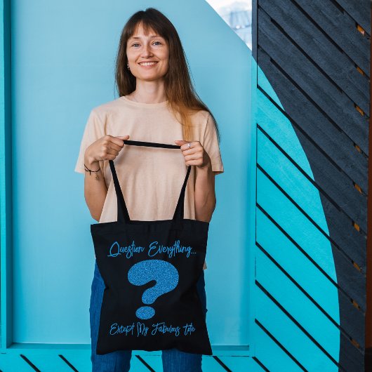 ザファブラスグリッタークエスチョンマークトートバッグ トートバッグ