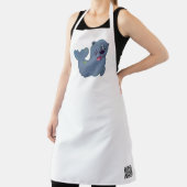 ザファブリックシールアットザズルマスコットロゴキャラクター エプロン (インサイチュ)