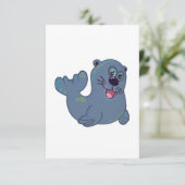 ザファブリックシールアットザズルマスコットロゴキャラクター カード (スタンド正面)