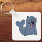 ザファブリックシールアットザズルマスコットロゴキャラクター キーホルダー (正面)