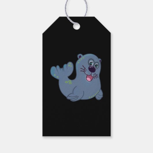 ザファブリックシールアットザズルマスコットロゴキャラクター ギフトタグ (正面)