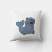 ザファブリックシールアットザズルマスコットロゴキャラクター クッション (裏面)