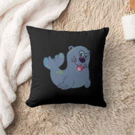 ザファブリックシールアットザズルマスコットロゴキャラクター クッション