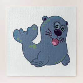 ザファブリックシールアットザズルマスコットロゴキャラクター ジグソーパズル