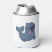 ザファブリックシールアットザズルマスコットロゴキャラクター 缶クーラー (缶正面)