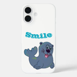ザファブリックシールアットザズルマスコットロゴキャラクター iPhone 16ケース