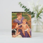 ザファミリーバイメアリーカサットはがき ポストカード (スタンド正面)