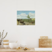 ザファルミヤード(油オンキャンバス) ポスター (キッチン)