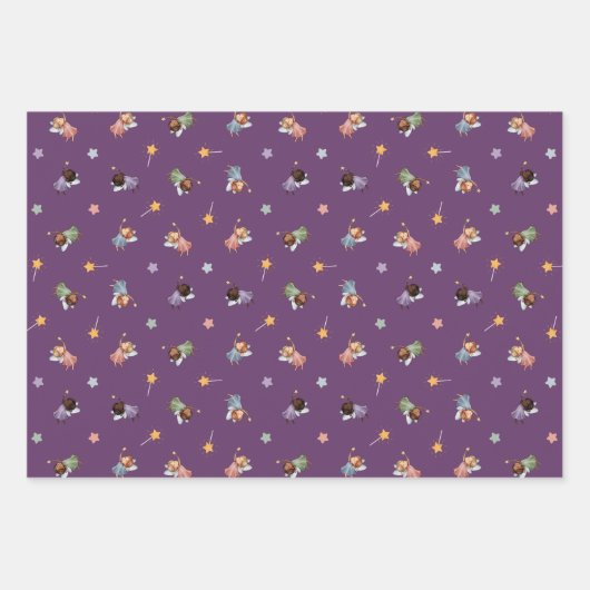 ザファンタジーフェアリーダークをテーマにしたコレクション ラッピングペーパーシート (正面3)