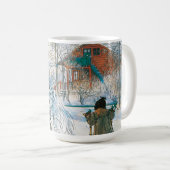 ザファームハウスとウォッシュハウスバイカールラーソン コーヒーマグカップ (正面右)