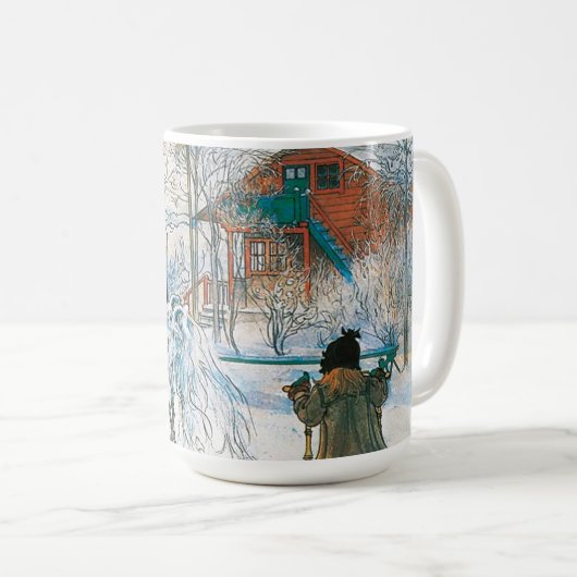 ザファームハウスとウォッシュハウスバイカールラーソン コーヒーマグカップ (正面右)