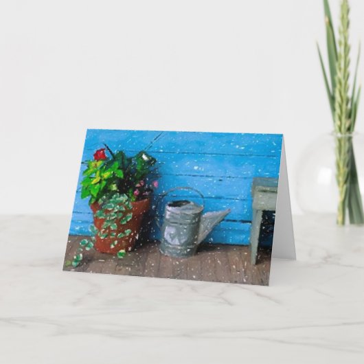 ザファームハウスポーチグリーティ空白のングカード カード (正面)