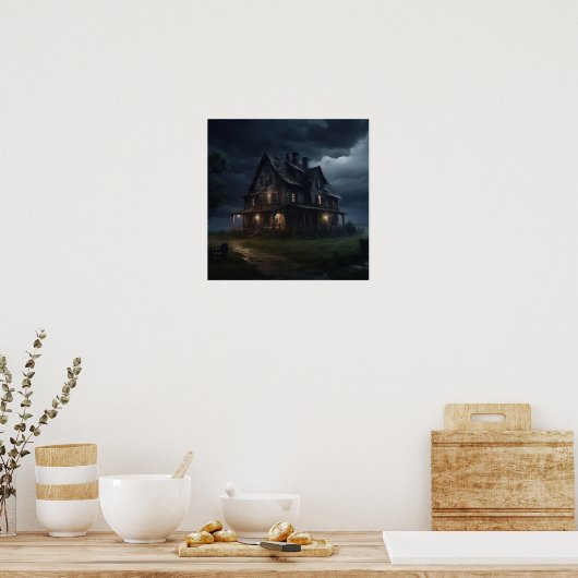 ザファームハ幽霊のよく出るウスのポスター ポスター (キッチン)