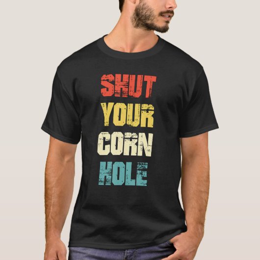ザファームピックボールCornhole焚き火M Tシャツ (正面)