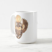 ザファーロニック・ゴールデン・スカラブ コーヒーマグカップ (正面左)